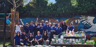 Jornada de voluntariado concreta plantación de 70 árboles y un renovado mural en Lo Espejo
