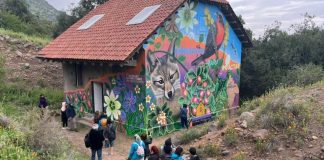 Parque Cordillera y FSC Chile inauguran mural conmemorativo en Parque Cantalao