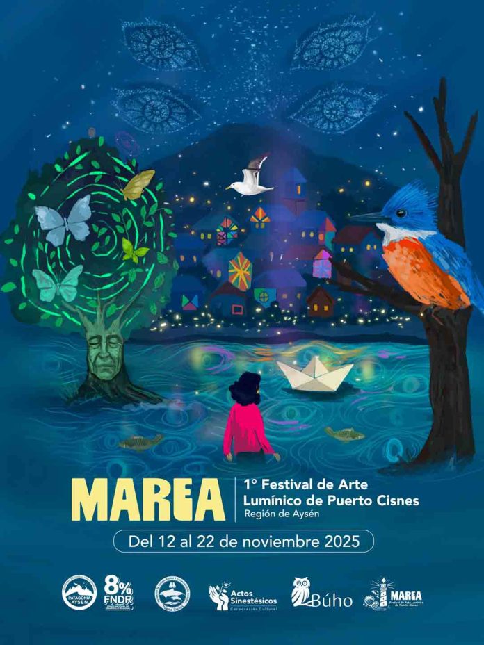 Puerto Cisnes se convierte en la Capital de la Luz