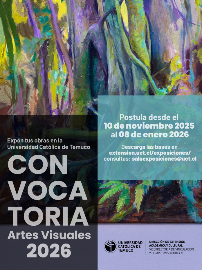 Sala de Exposiciones San Francisco UCT abre Convocatoria de Artes Visuales 2026 Sala de Exposiciones San Francisco UCT abre Convocatoria de Artes Visuales 2026