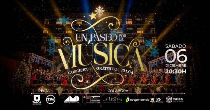 “Un Paseo por la Música”: concierto sinfónico gratuito reunirá a miles de personas en Talca