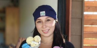 Un emprendimiento que florece en la cordillera La heladería artesanal que sorprende con helados de maqui, castaña y menta silvestre