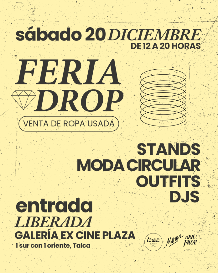 Feria Drop Venta de clóset se realizará este sábado en la Galería Ex Cine Plaza (1)