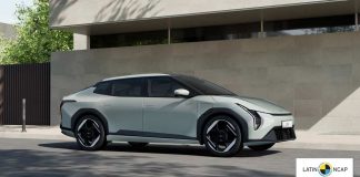 Kia EV4 logra máxima calificación de seguridad en Latin NCAP