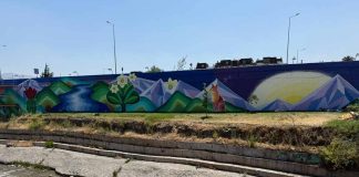 Lo Barnechea inaugura uno de los murales más grandes de Santiago para reactivar un barrio aislado