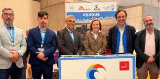 Estadio Arena Cavancha de Iquique destaca en Feria Internacional de Turismo en España