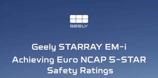 Geely STARRAY EM-i logra la calificación de cinco estrellas en las pruebas de seguridad Euro NCAP