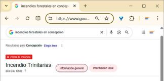 Cómo hacer seguimiento de incendios forestales en Chile con Google Maps y en el Buscador