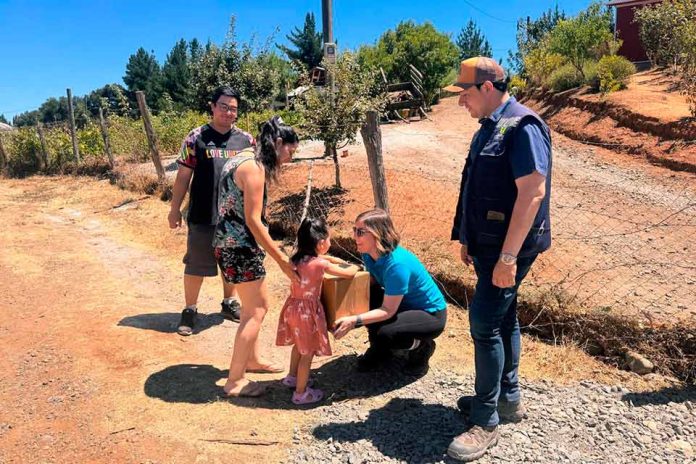 Aldeas Infantiles SOS Chile y Movidos x Chile entregan ayuda para familias afectadas en Quillón y Ránquil