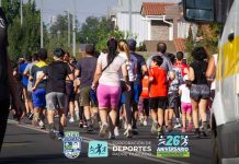 Más de 500 corredores se reunieron en Padre Hurtado en la Corrida Familiar por los 26 años de la Corporación de Deportes