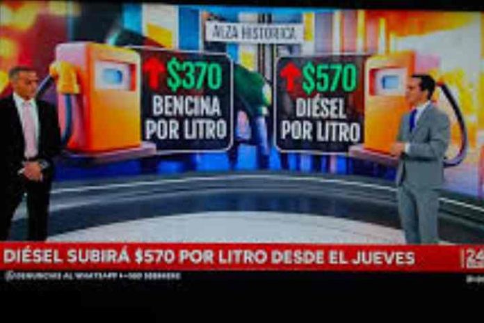 Alza histórica de combustibles: Hacienda anuncia aumento de $370 en bencinas y $570 del diésel y plan para mitigar efecto