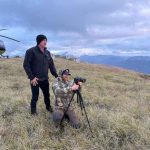 Charlie Clark continúa rodaje de documental sobre OVNIS en Región de Magallanes