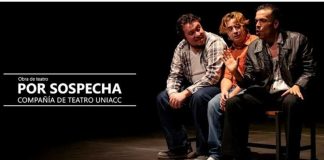 Compañía de Teatro UNIACC presenta “Por sospecha” en función abierta al público en el Centro Cultural de Carabineros. Compañía de Teatro UNIACC presenta “Por sospecha” en función abierta al público en el Centro Cultural de Carabineros.