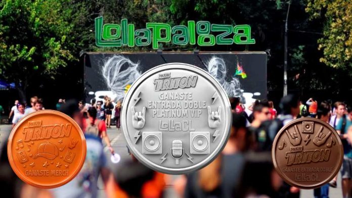 Triton reactiva la fiebre de los tazos con pases diarios dobles a Lollapalooza Chile 2026