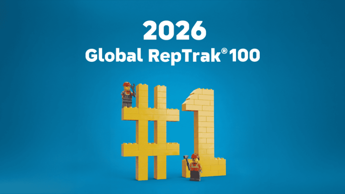 LEGO® lidera por cuarto año consecutivo la reputación global y encabeza el ranking Global RepTrak® 100 en 2026