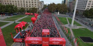 Más de 12 mil personas participaron en el Desafío Gran Santiago y cicletada familiar impulsada por el Gobierno de Santiago y Banco Santander 