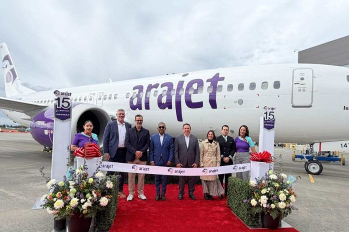 Arajet recibe de Boeing avión número 15 en Seattle bautizado “Isla Catalina” Arajet recibe de Boeing avión número 15 en Seattle bautizado “Isla Catalina”