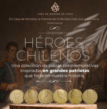 Casa de Moneda presenta nueva colección de “Héroes Patrios” con personajes emblemáticos de la historia de Chile
