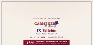 Carmenère al Mundo 2026 siguen abiertas inscripciones anticipadas