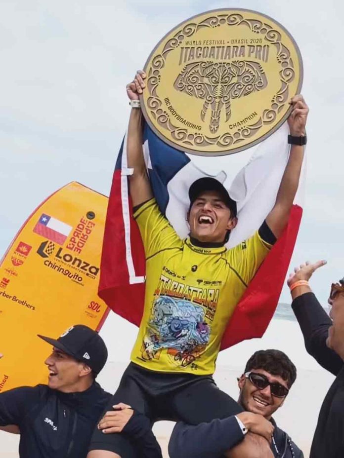 Iquiqueño Matías Díaz gana en Brasil fecha del circuito mundial de bodyboard Iquiqueño Matías Díaz gana en Brasil fecha del circuito mundial de bodyboard