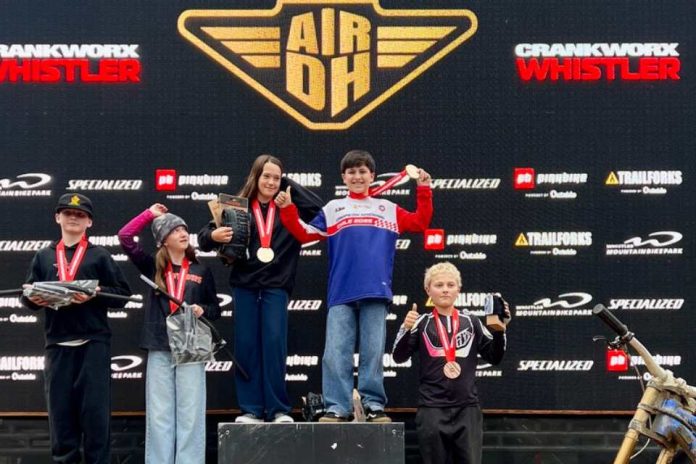 Ciclista chileno de 11 años se consagra en Crankworx Whistler 2026, el festival de mountain bike más importante del mundo