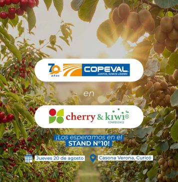 Copeval fortalece su vínculo con la fruticultura y participará en Cherry & Kiwi Conference 2026