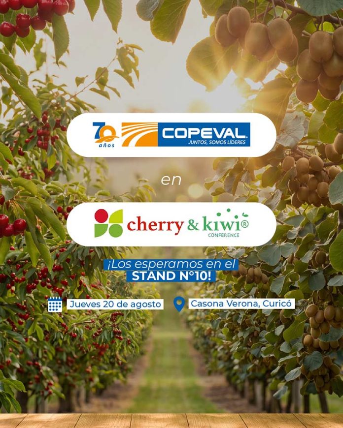 Copeval participará en Cherry & Kiwi Conference 2026 Copeval fortalece su vínculo con la fruticultura y participará en Cherry & Kiwi Conference 2026