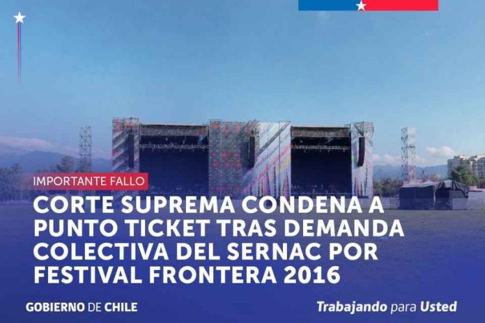 Festival frontera 2016: corte suprema condenó a punto ticket en calidad de intermediaria tras demanda colectiva del Sernac