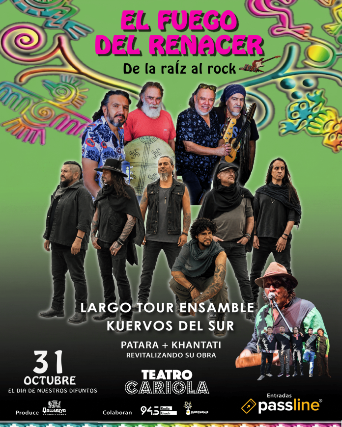 De la raíz al rock Kuervos del Sur y Largo Tour Ensamble se unen en un gran concierto de rock andino este 31 de octubre (2)
