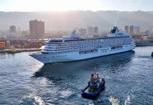 Alcaldesas Nieto y Ripamonti dan el vamos a temporada de cruceros en Puerto Valparaíso 