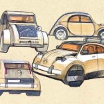 CITROËN 2 CV CONCEPT: Los dibujos que llevaron AL CONCEPT-CAR