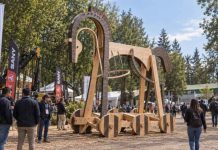 El Caballo de Troya de madera que llegará a ExpoCorma tras su propia “Odisea”