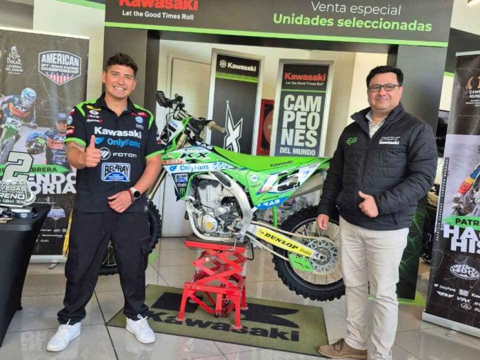 Patricio Cabrera, embajador de Kawasaki Cidef, busca hacer historia y ser el primer latinoamericano en ganar el American Off-Road Racing Championship Patricio Cabrera, embajador de Kawasaki Cidef, busca hacer historia y ser el primer latinoamericano en ganar el American Off-Road Racing Championship