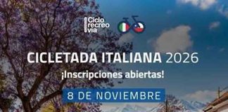 Pedalea por la cultura: la Cicletada Italiana vuelve el domingo 8 de noviembre a Santiago