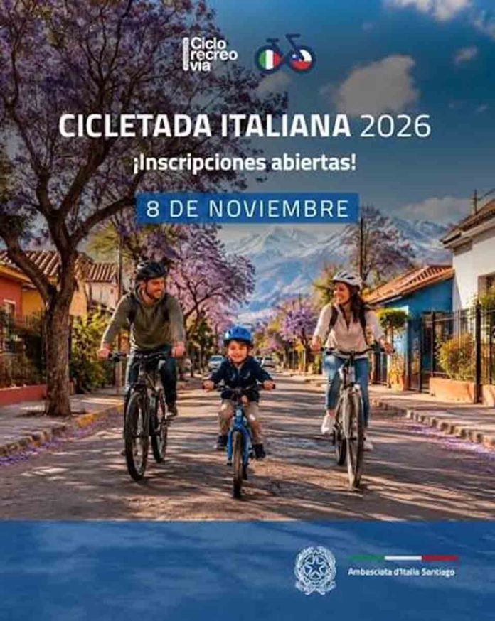 Pedalea por la cultura: la Cicletada Italiana vuelve el domingo 8 de noviembre a Santiago